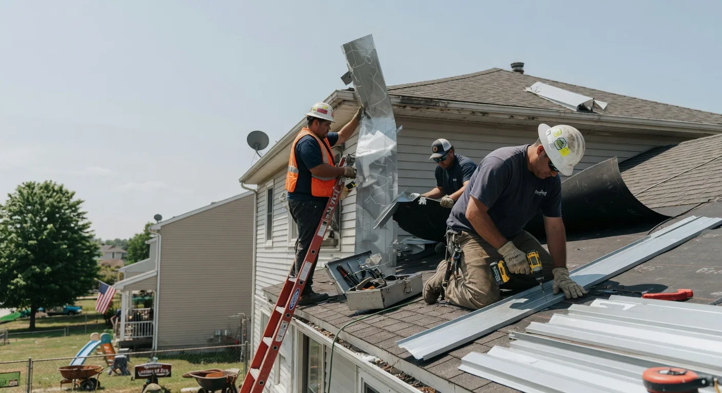 Storm Damage Metal Roof Repair in Dayville, OR